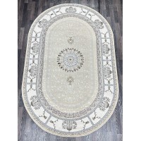 Турецкий ковер Iran collection A053 Бежевый овал